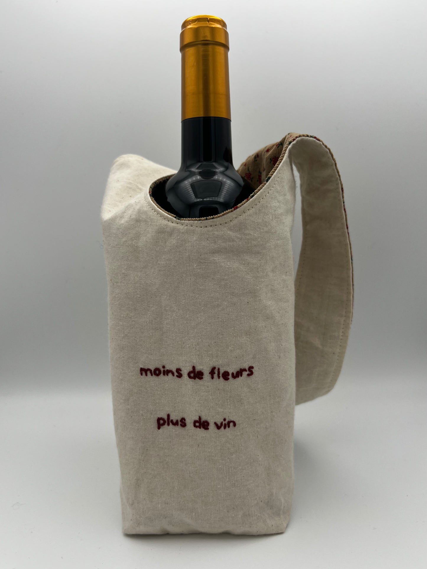 Moins de fleurs, plus de vin